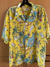 Vintage Avanti 100% Silk Cabo Wabo Cantina Reposado Tequila Hawaiian Shirt XL picture