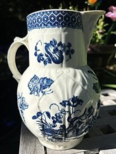 Antique Worcester Parrot Pecking Fruit Jug 1770 - 1775 picture