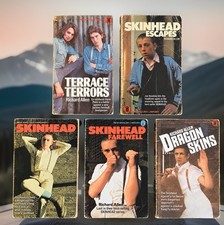 Richard Allen SKINHEAD 5-Book Lot NEL 1970s Cult Punk RARE UK Pulp Paperbacks picture
