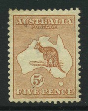 Australia 1913 5d Die II SG8 Mint Cat £85 picture