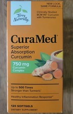 Terry Naturally CuraMed Superior Absorption 750mg Softgels - 120 Count-USA STOCK picture