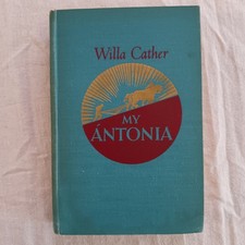 Vtg. Book MY ANTONIA by Willa Cather 1949 Signed by Owner Olive Eckerson Author  picture