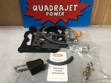 Quadrajet Complete Custom Pro Rebuild Kit With Float Filter Jets, Primary Rods + picture