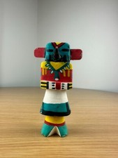 VTG Colorful HOPI PUEBLO INDIAN Hummingbird KACHINA Mini Home Decor Culture Gift picture
