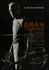 Gran Torino 2008 Original Movie Poster Clint Eastwood Warner Bros Car 39x55 picture