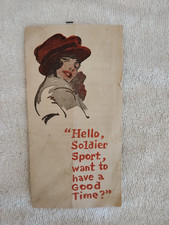 1918 WW1 VD STD Don't Take A Chance Booklet Charles Robinson picture