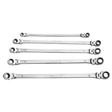 Mountain RM6 Metric Double Box Universal Reverse Ratcheting Flex Head Wrench Set picture