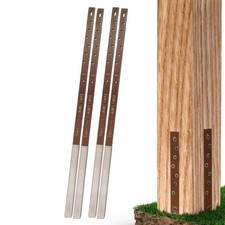 Post Buddy Pack Of 4 Easy Fence Post Repair to Fix 2 Broken Wood Posts Fast picture