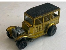 Vintage Hot Wheels Redline CLASSIC 31 FORD WOODY Gold US Car picture