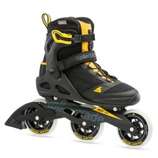 ROLLERBLADE Men's Macroblade 100 3WD Black/Safron Yellow Fitness Inline Skate picture