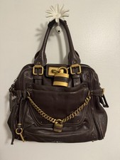 Vintage Chloe Paddington, Large, Dark Brown Satchel Excellent Condition ￼￼ picture