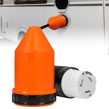 NEMA SS2-50R 50A RV Power Cord Connector Kit w/ Cord Boot Protector & Receptacle picture