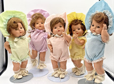 Madame Alexander 1930s Composition Dionne Quintuplets 11” Sleepy Eyes Real Hair picture