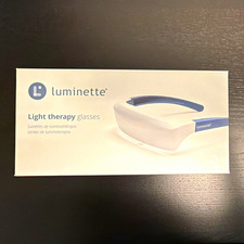 Luminette Light Therapy Glasses White/Blue Rechargeable 3 Settings picture