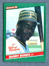 Barry Bonds 1986 Donruss The Rookies RC Pirates #11 NEAR MINT & GRADABLE picture
