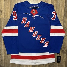 Mika Zibanejad New York Rangers Authentic Fanatics Premium Home Jersey 46 $250 picture