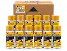 12 Pack Genuine CAT 590-0196 Caterpillar Yellow Spray Paint 12oz Aerosol Case picture