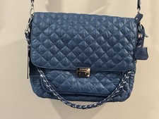 MZ Wallace  Large Lock Crossbody French blue Brand New picture