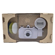 LOMOGRAPHY LA SARDINA White 35mm Film Camera with Flash - NEW IN BOX picture