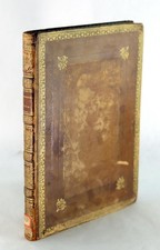 1811 The Poetical Works of Oliver Goldsmith Aquatints Tree Calf Leather Binding picture