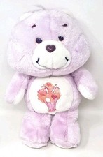 Vintage 1985 Kenner Purple Share Bear Ice Cream Care Bear Stuffed Animal Plush  picture