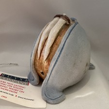 Chris Moses Raku Zoo Walrus Whistle Pottery Artist Signed w/ Studio Stamp USA picture