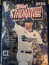 2025 Topps Stadium Club Baseball Sealed Blaster Box-EXCLUSIVE Green Parallels picture