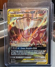 The Pokémon Company Pokemon TCG Espeon & Deoxys GX TAG TEAM Holo Promo SM240 picture