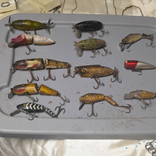 Old Fishing Lures Vintage, 12 Lures In This Collection picture