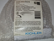 NEW, Lot of 5, Kichler Lighting 43846 WHLED27B 2700K LED,  Flush Mount White picture