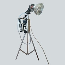Vintage Norman 202 Studio Strobe Flash Light Kit LH-2 Lamphead Reflector Stand picture