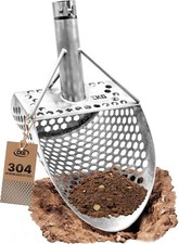 CKG Sand Scoop for Metal Detecting Sand Sifter for Beach Stainles Steel 304, 9x6 picture
