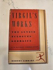 Virgil's Works Vintage 1934 Modern Library Hardcover DJ #75 The Aeneid Eclogues picture