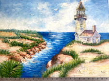 Original Oil Painting - Lighthouse picture