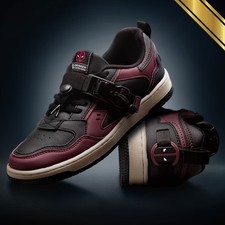 Marvel Deadpool Logo Men's Low Top Sneaker Premium Comfortable Red/Black Shoe picture