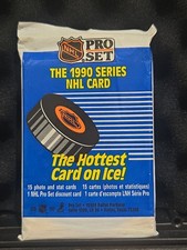 1990 Pro Set NHL Series 1 Sealed Pack Hockey Cards Unopened Wax Pack picture