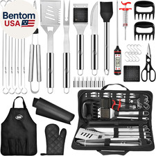 BBQ Accessories, Complete Grill Set Grilling Gifts, 40 Pcs Premium Heavy Duty St picture