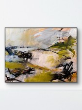 SAMATOWIC Landscape 12x16 Abstract Expressionism Signed Original Fine Art 698 picture