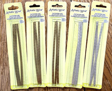 5 pkgs Flat Patterned Wire - Beadalon / Artistic Wire picture