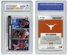 2025 Panini ARCH MANNING Triple-Threat QB Texas Longhorns Card #AME GEM MINT 10 picture
