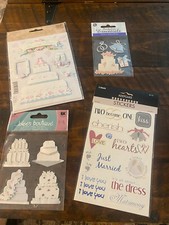 Sandylion , Jolee’s , K&Company Sticker Lot WEDDING New VTG 4 Pkgs picture
