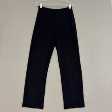 NEW Chicos Travelers No Tummy Pant Women's 1/Medium Navy Blue Pull On Stretch picture