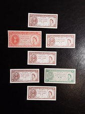 Hong Kong vintage banknotes currency / One cent, Five cents, Ten cents picture