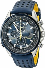 Citizen Men's Blue Angels World Chronograph Eco Drive Watch AT8020-03L NEW picture