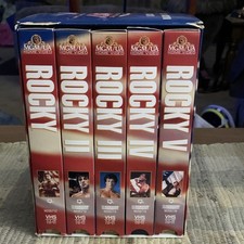 MGM/UA Home Video Rocky I-V 20th Anniversary VHS Box Set NTSC PG picture