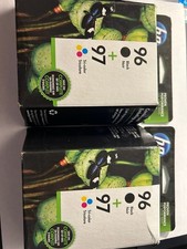 HP 96 97 INK BLACK TRICOLOR QUALITY PRINTING OFFICE COPIES WORK HOME SUPPLIES US picture