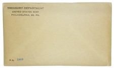 1958 US Mint Silver Proof Set Original Flat Pack Envelope ~ SEALED & UNOPENED #8 picture