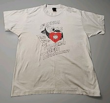 Vintage 80s Texas Wesleyan Yoshukai Karate Tournament Single Stitch T Shirt Larg picture