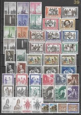 Vatican Collection 10 Complete MNH Sets 1958-1965 SEE SCAN picture