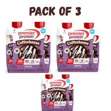 3 Packs - Premier Protein Shake, Coffeehouse Mocha, 30g Protein, 11 Fl Oz, 4 Ct picture